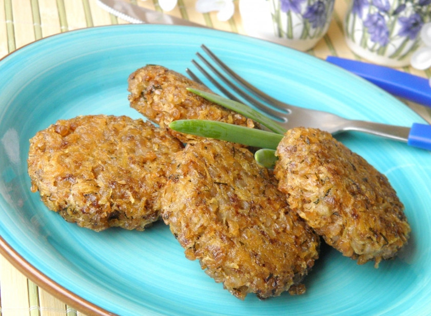 1. Этап. Постные котлеты из гречки: Постные котлеты из гречки готовы!