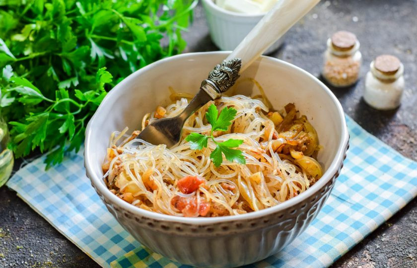 1. Этап. Фунчоза с тунцом: Приятного аппетита!