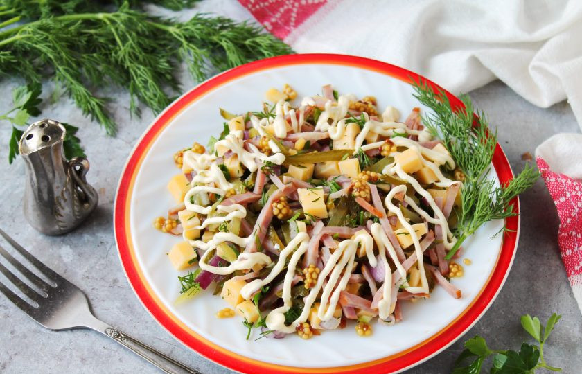 1. Этап. Салат Старый Мюнхен: Приятного аппетита!