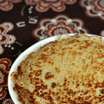 Рецепт заварных блинов на молоке