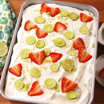 Key Lime Poke Cake