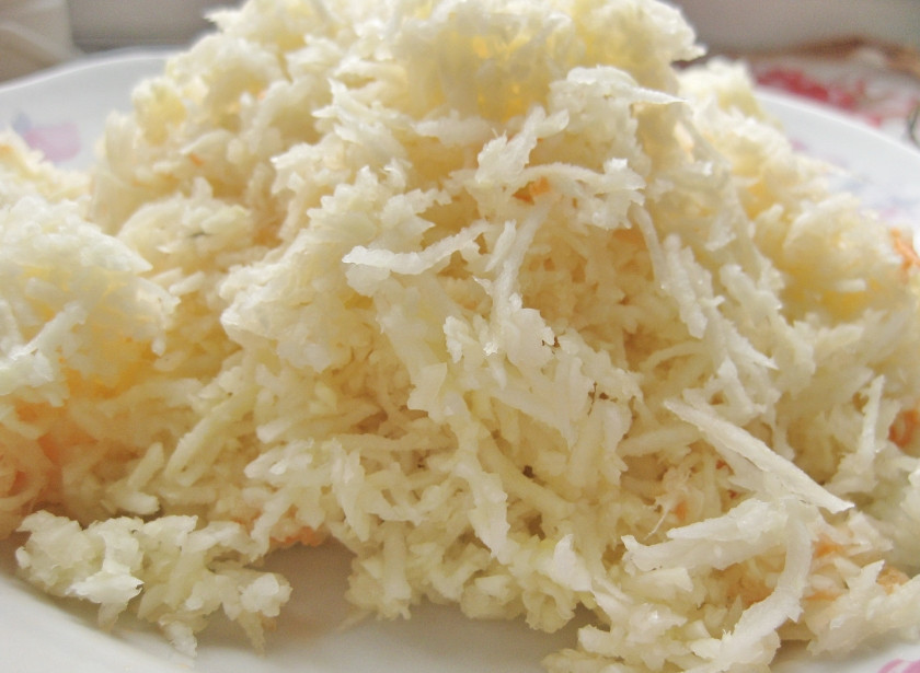 1. Этап. Карамельная курочка с овощами, лепешками и десертом: И капусту.