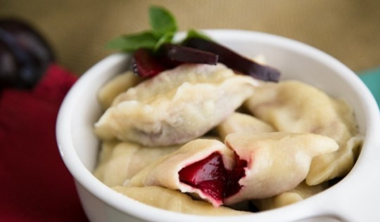 1. Этап. Вареники со сливами: Приятного аппетита!