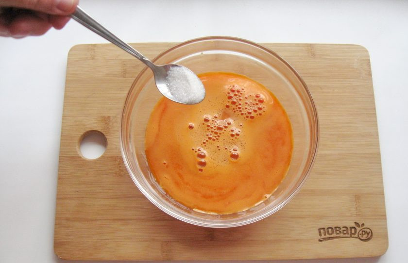 1. Этап. Сок из тыквы: На этом можно остановиться, но если нужно добавьте немного сахара.