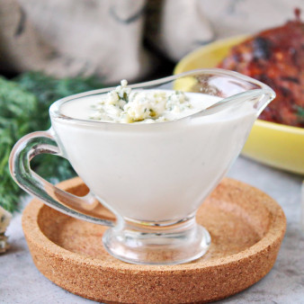 Соус из сухих сливок