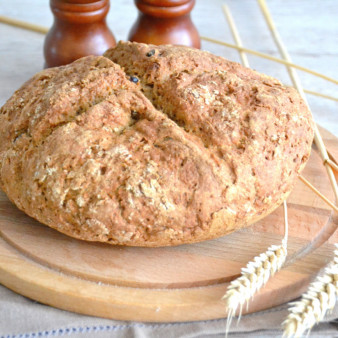 Цельнозерновой хлеб на соде