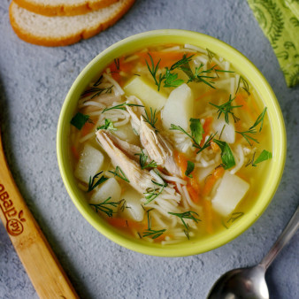 Детский суп в мультиварке