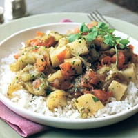 Eggplant and Potato Curry