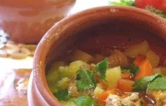 1. Этап. Куриный суп в горшочке: 7. Наше блюдо готово! Приятного аппетита!