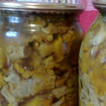 Маринованные лисички на зиму