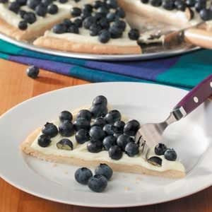 Lemon Blueberry Pizza