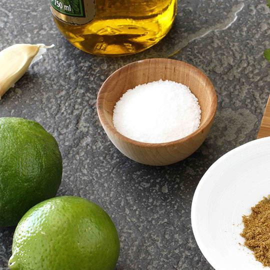 1. Этап. Салат из лебеды: Ингредиенты для соуса.