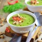 Суп-пюре с брокколи и копченым сыром