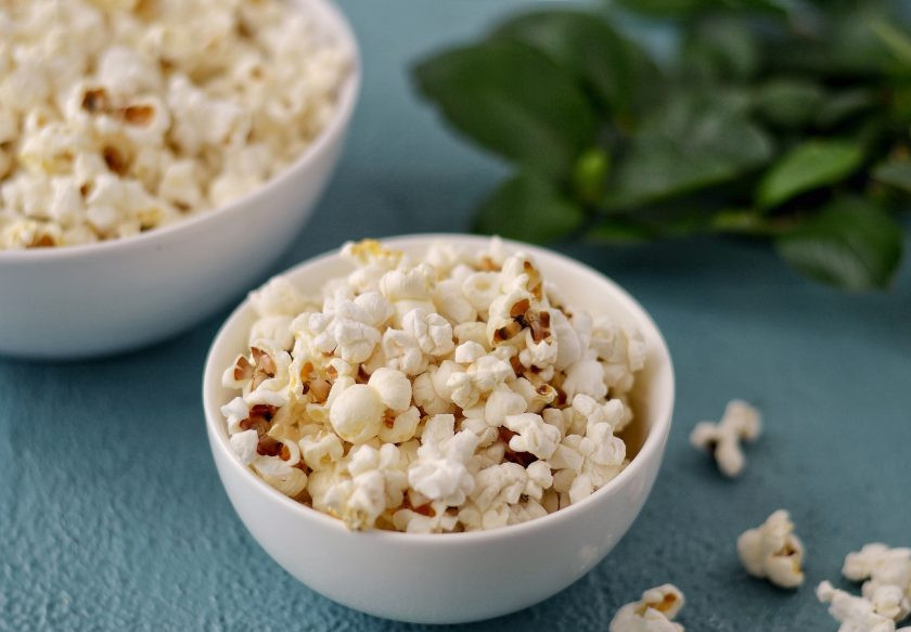 1. Этап. Соленый попкорн: Соленый попкорн готов, приятного аппетита!