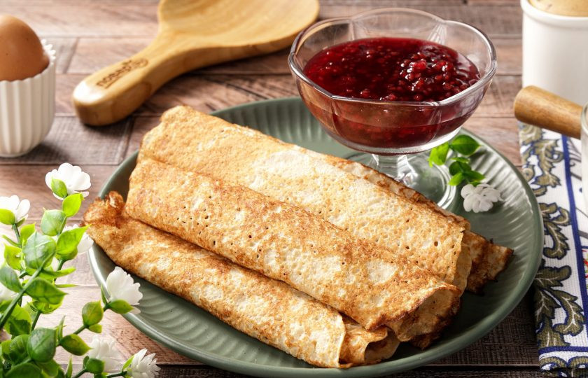 1. Этап. Диетические блины из овсяной муки: Диетические блины из овсяной муки готовы. Приятного аппетита!