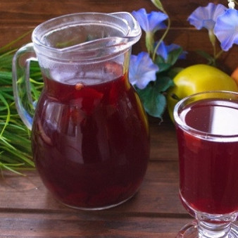 Компот из свежих фруктов