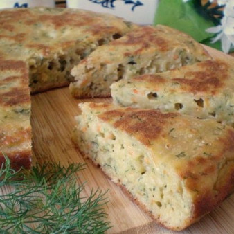 Капустный пирог на кефире