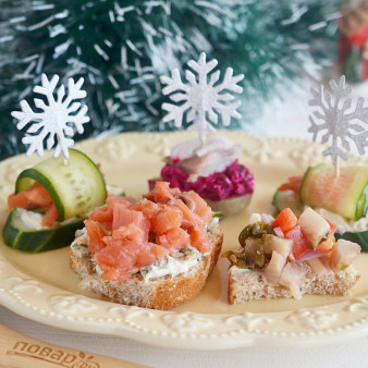 Ассорти из канапе