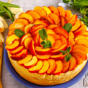 Муссовый торт Персик