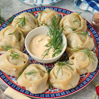 Манты из лосятины