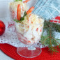 Салат Красное море с кальмарами