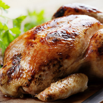Курица-гриль в духовке целиком