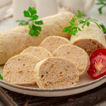 Колбаса куриная домашняя быстрого приготовления