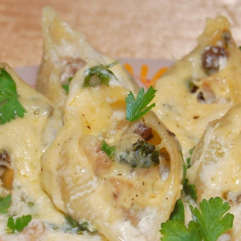 Макароны с начинкой