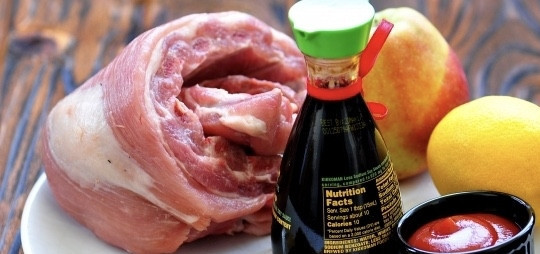 1. Этап. Ребрышки по-канадски: Итак, для начала подготовим все необходимые для создания блюда ингредиенты.