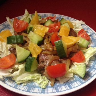 Рецепт печеночного салата