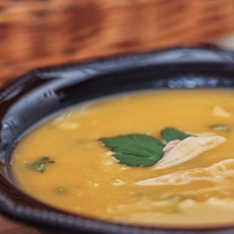 Суп из тыквы с курицей