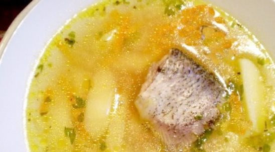 1. Этап. Рыбный суп с пшеном: Приятного аппетита!