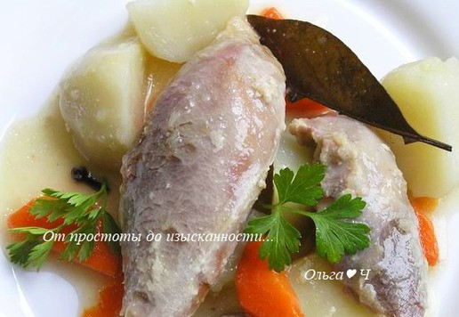 1. Этап. Индейка в сливочном соусе с овощами: Прогрейте 5-7 минут и подавайте к столу.