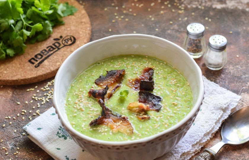 1. Этап. Суп Сен жермен: Приятного аппетита!