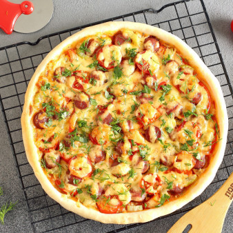 Пицца с сельдереем