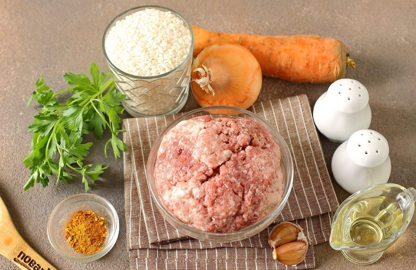 1. Этап. Богатырская каша: Подготовьте все ингредиенты.