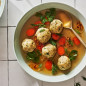 Vegetarian Matzo Ball Soup