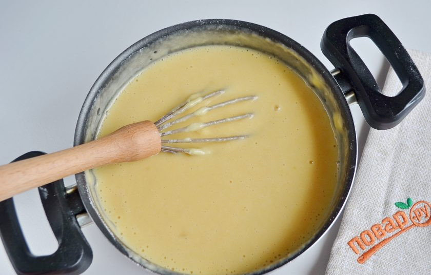 1. Этап. Гороховые блины с луком: 9. Готово! Переходим к жарке блинов.