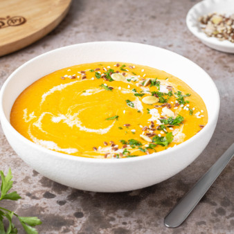 Крем-суп из красной чечевицы