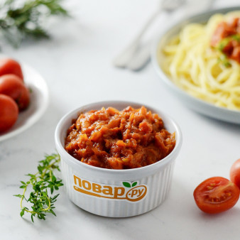 Соус к спагетти без мяса