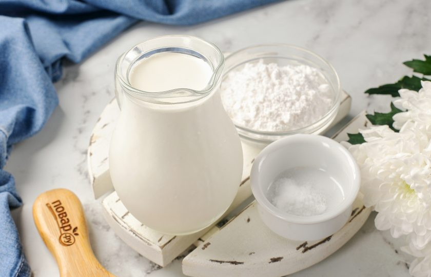 1. Этап. Крем для торта из сливок 33 процента: Подготовьте все ингредиенты. Сливки должны быть холодные.