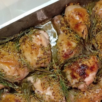 Курица в горчично-медовом соусе