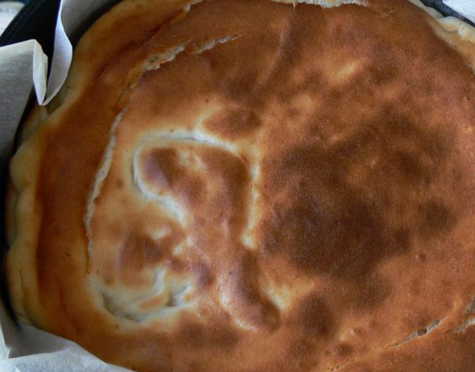 1. Этап. Черничный пудинг: Затем охладите пудинг, не вынимая из формы до комнатной температуры.