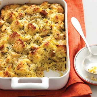 Roasted-Parsnip Bread Pudding