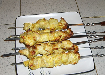 1. Этап. Шашлык с лимоном: Приятного аппетита!