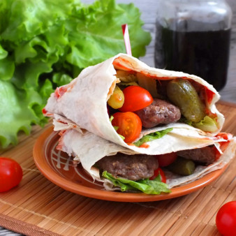 Бургер в лаваше