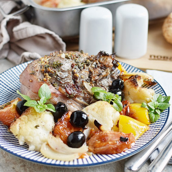 Индейка с овощами