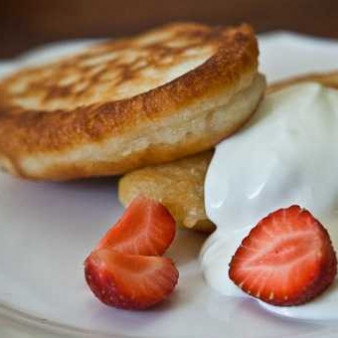 Оладушки на кефире без соды