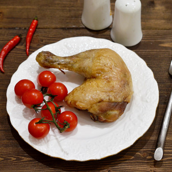 Окорочка в рукаве в духовке