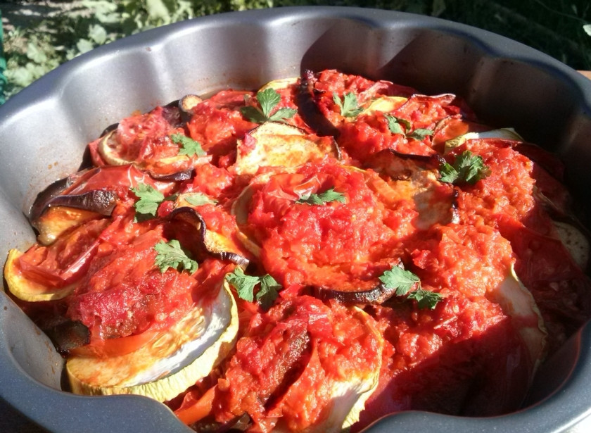 1. Этап. Рататуй из баклажанов и кабачков: 7. Приятного аппетита!